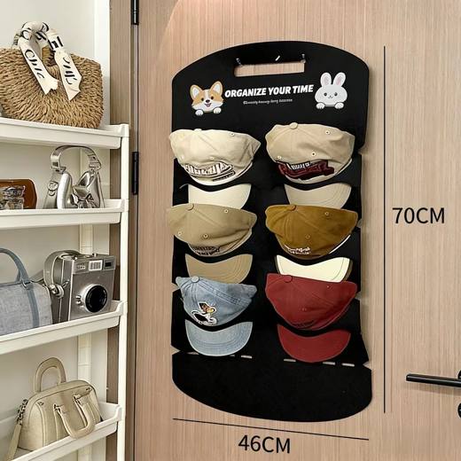 Felt Hanging Hat Organizer